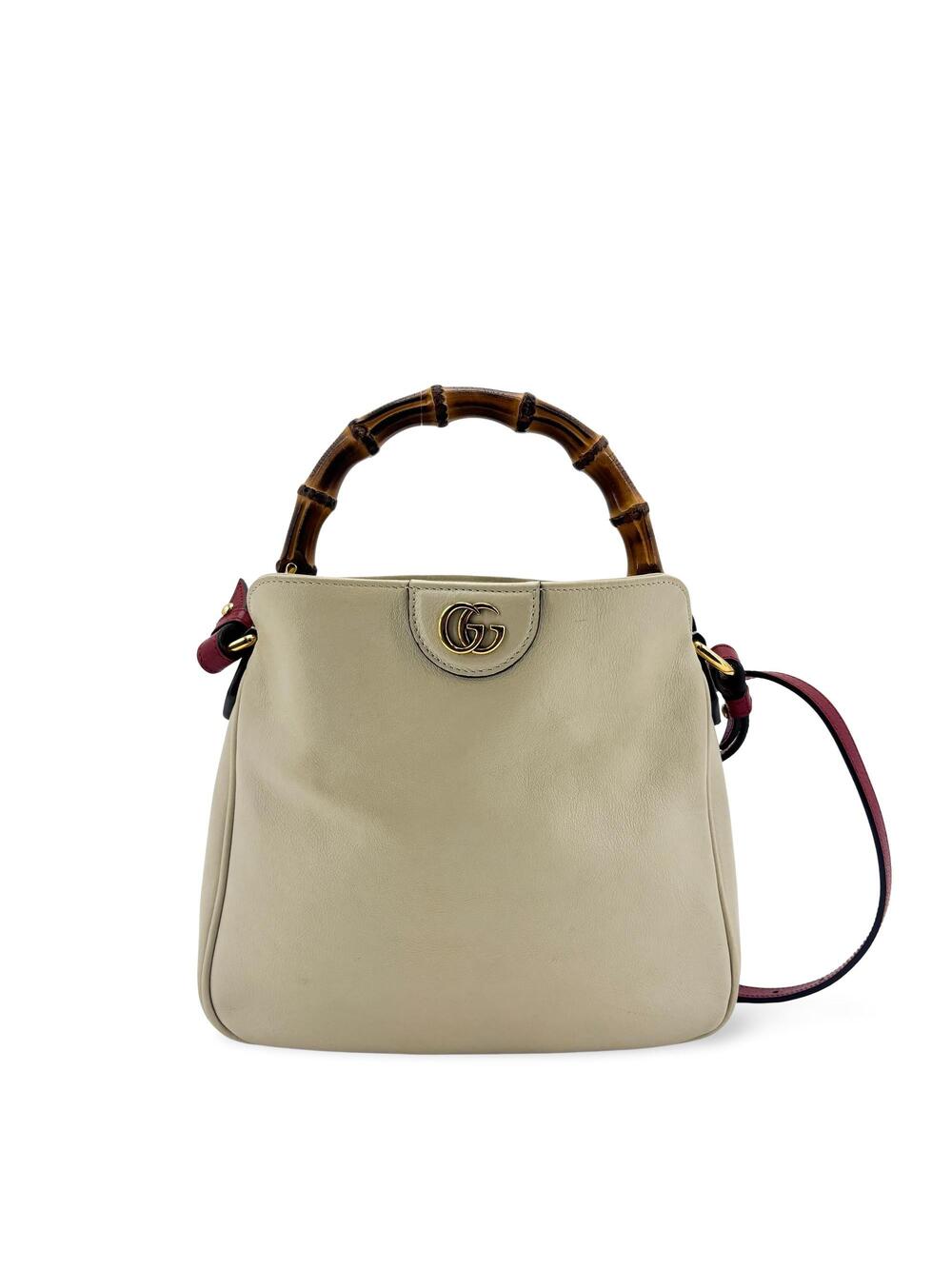 Gucci Diana Bamboo Leather Shoulder Bag #363955G95B